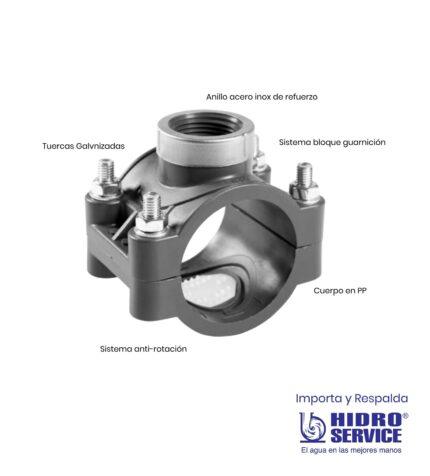 TOMA ABRAZADERA PN16