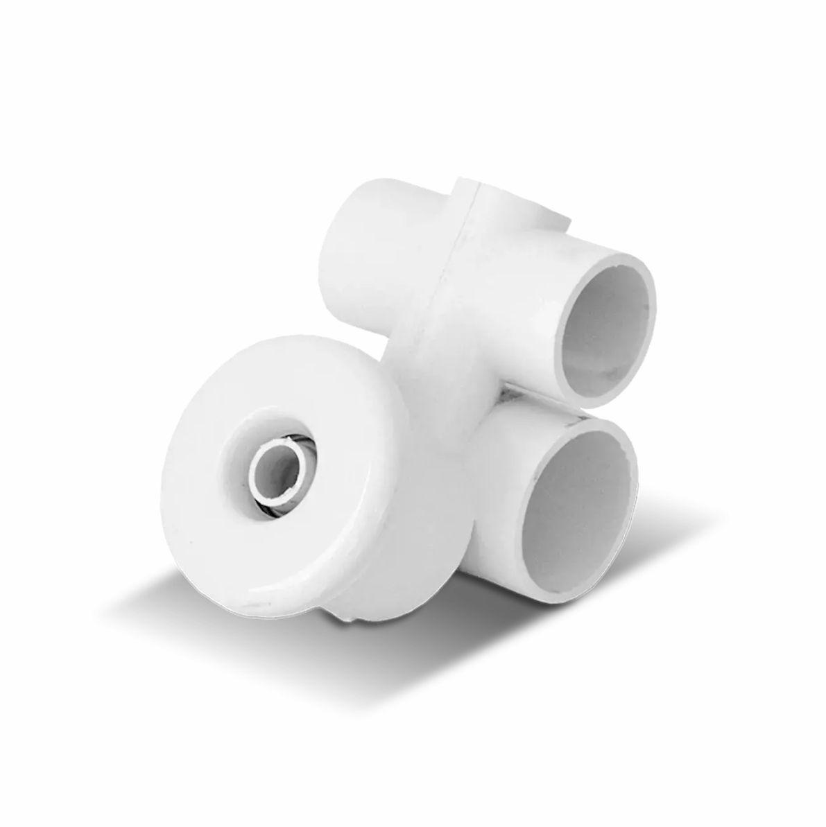 BPV-101100.jpg HIDROJET CON ARO VISTA BLANCO AGUA 40MM AIRE 32MM - Imagen 1