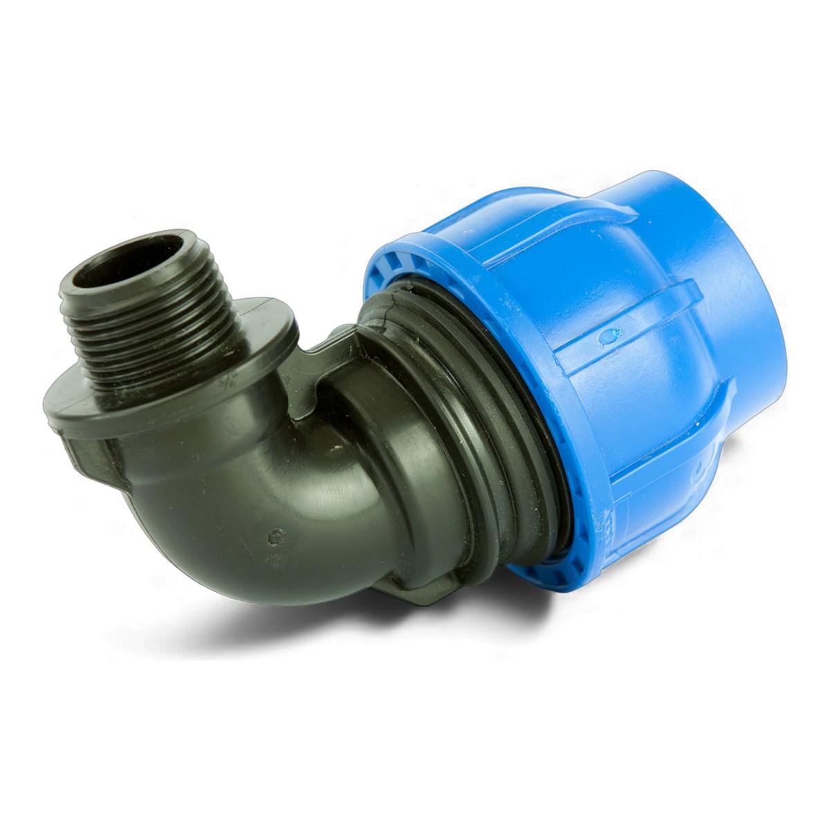 HDF.jpg CODO 90º CON ROSCA MACHO - Imagen 1